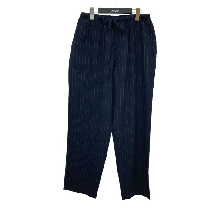 楽天市場】【中古】COMOLI 23SS ウールストライプドローストリング 