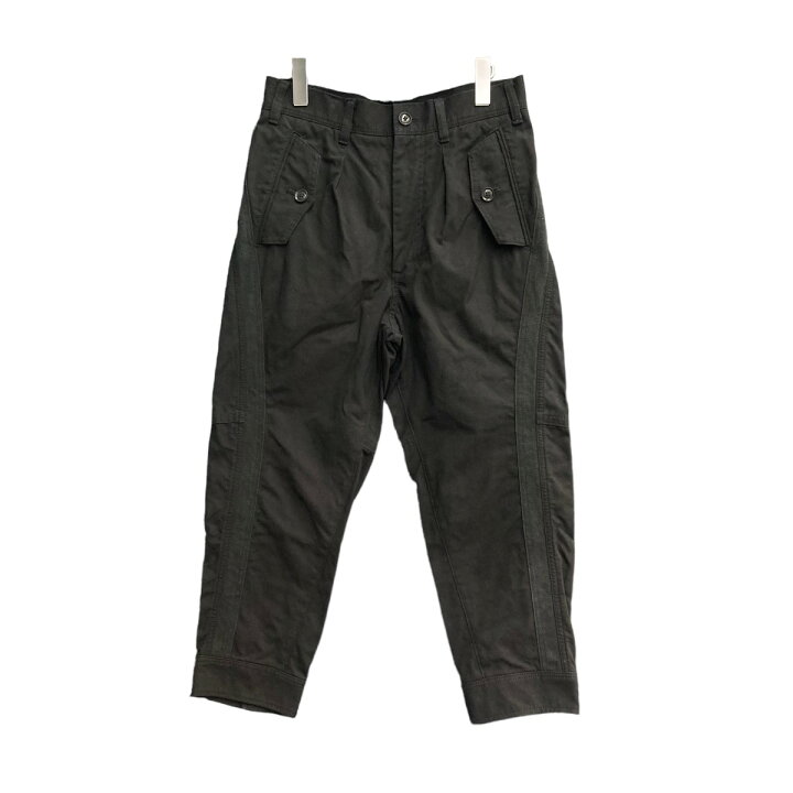 楽天市場】【中古】GROUND Yクロップドジップパンツ ブラック サイズ 