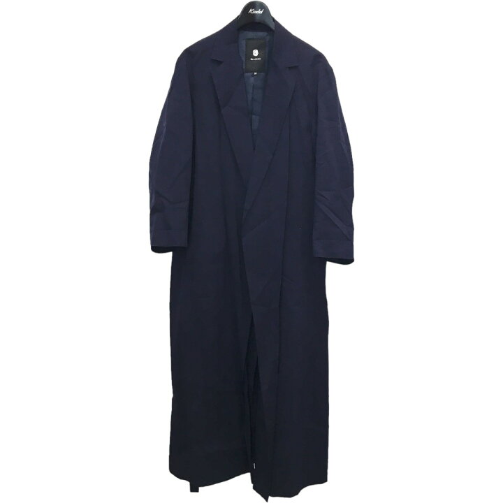 楽天市場】【中古】BLAMINKコットンロングコート ネイビー サイズ：38 