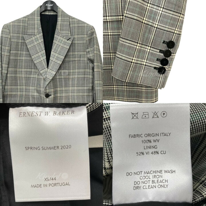 楽天市場】【中古】ERNEST W．BAKER20SS チェック テーラード 