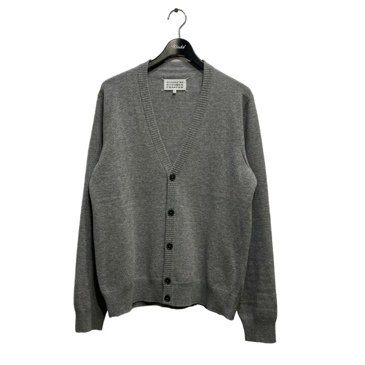 楽天市場】【中古】Maison Margielaエルボーパッチカーディガン グレー 