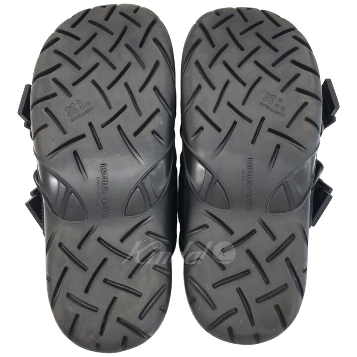楽天市場】【中古】BOTTEGA VENETAスナップスライドサンダル ブラック 