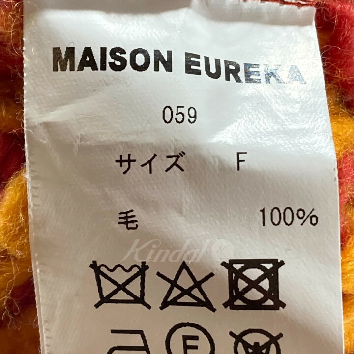 楽天市場】【中古】MAISON EUREKA クルーネックニット レッド サイズ  