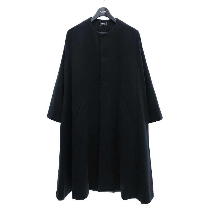 楽天市場】【中古】MOCHIウールメルトンノーカラーコート NO COLLAR 