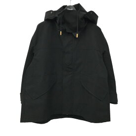 【中古】THE RERACSLOOSE SHORT MODS COAT フーデッドジャケット 20FW-RECT-238L-J ブラック サイズ：36【価格見直し】