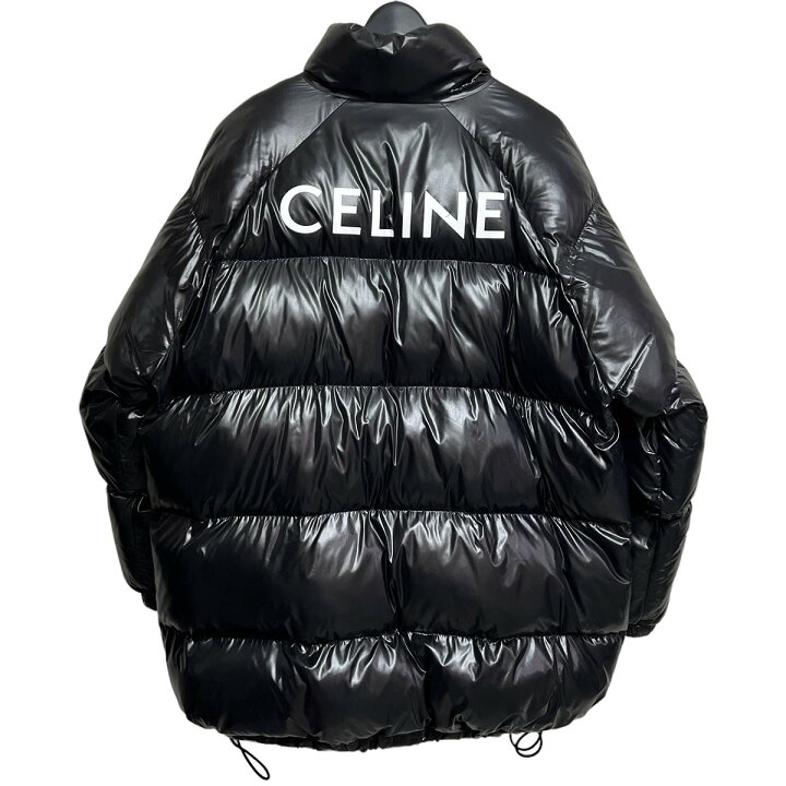 楽天市場】【中古】CELINE ロゴ軽量ナイロンショートダウンジャケット 