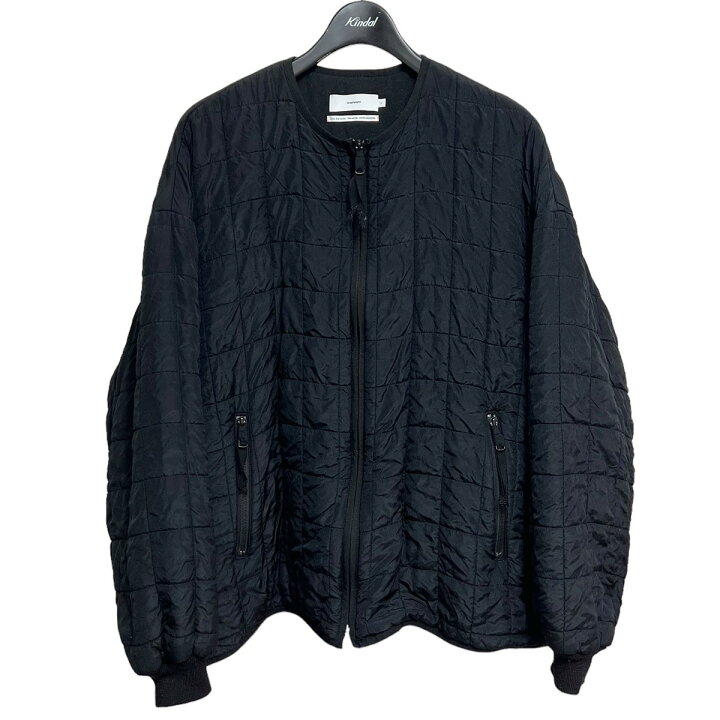楽天市場】【中古】Graphpaper Jacquard Quilt Blouson ブラック 