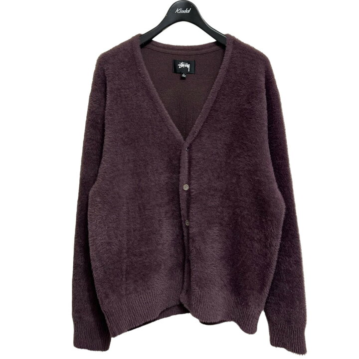 楽天市場】【中古】Stussy 2022AW SHAGGY CARDIGAN eggplant（パープル  