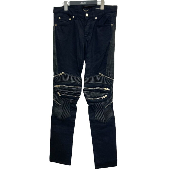 楽天市場】【中古】SAINT LAURENT PARISエディ期 レザー切替バイカー 