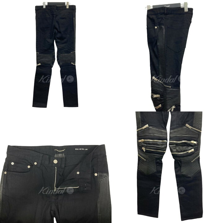 楽天市場】【中古】SAINT LAURENT PARISエディ期 レザー切替バイカー 