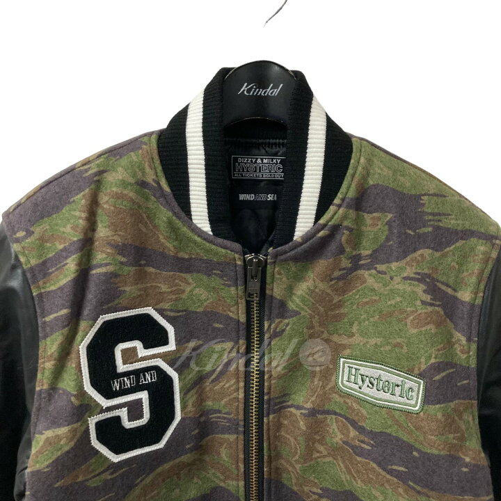 楽天市場】【中古】WIND AND SEA ×Hysteric Glamour スタジャン 