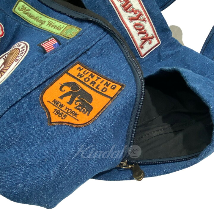 楽天市場】【中古】HUNTING WORLD デニム／ワッペン ショルダーバック  