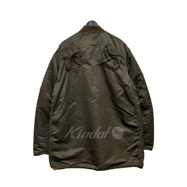 楽天市場】【中古】KAPITAL MA-1ナイロンジャケット カーキ サイズ：3 