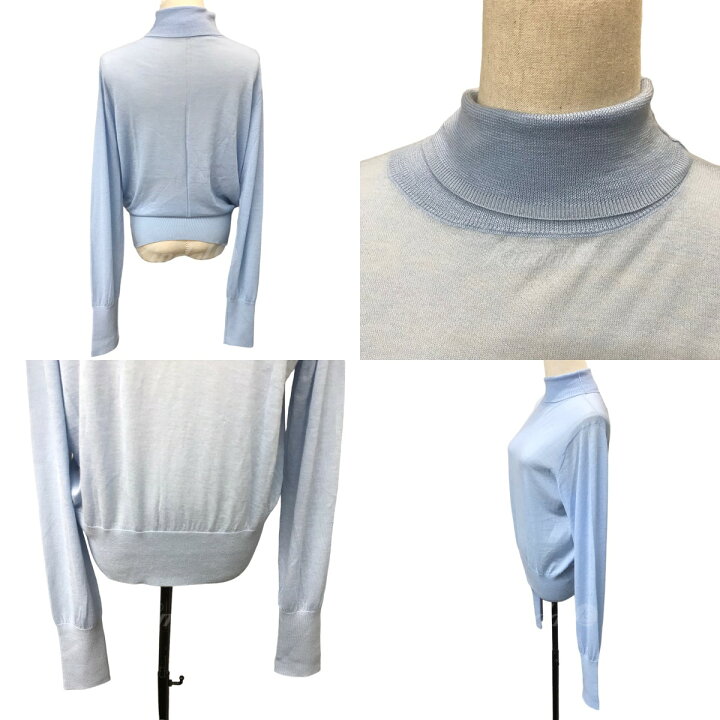 deres sheer cashmere sweaterグレー デレス - 長袖 