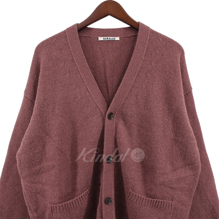 楽天市場】【中古】AURALEE19AW PURE SHETLAND WOOL KNIT CARDIGAN 