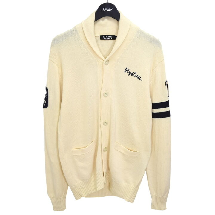 楽天市場】【中古】HYSTERIC GLAMOUR ショールカラーカーディガン 