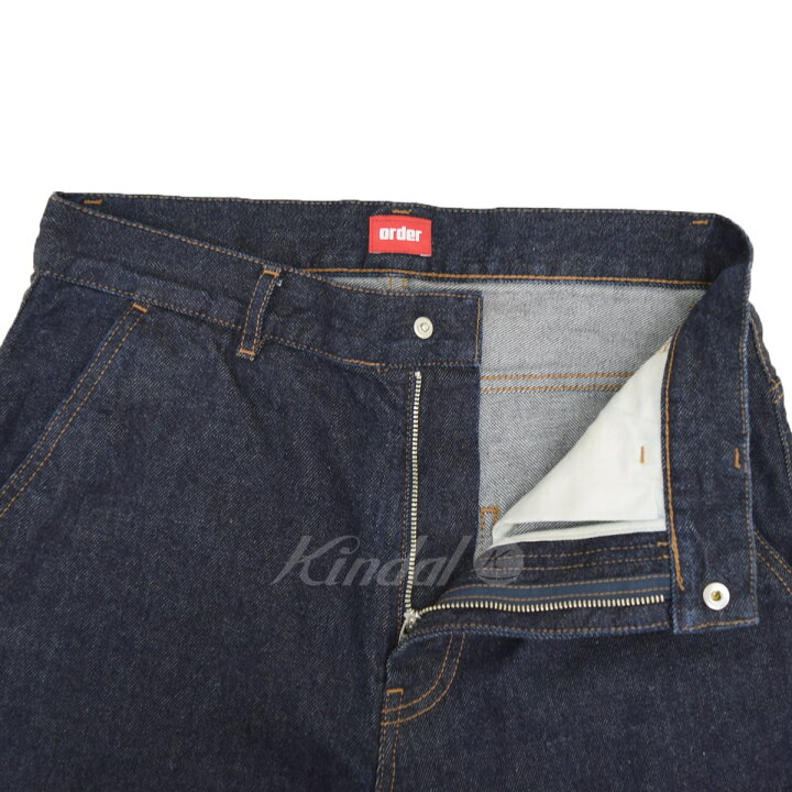 楽天市場】【中古】order loose denim pants ワイドデニムパンツ order 