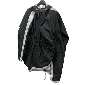 【中古】ANREALAGE × PUMA「2in1 Long Coat」ベスト付きナイロンコート ブラック サイズ：M【価格見直し】
