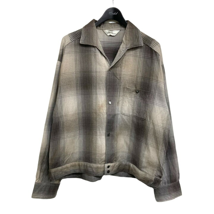 楽天市場】【中古】ANCELLM 「FLANNEL CHECK SHORT SHIRT JACKET 