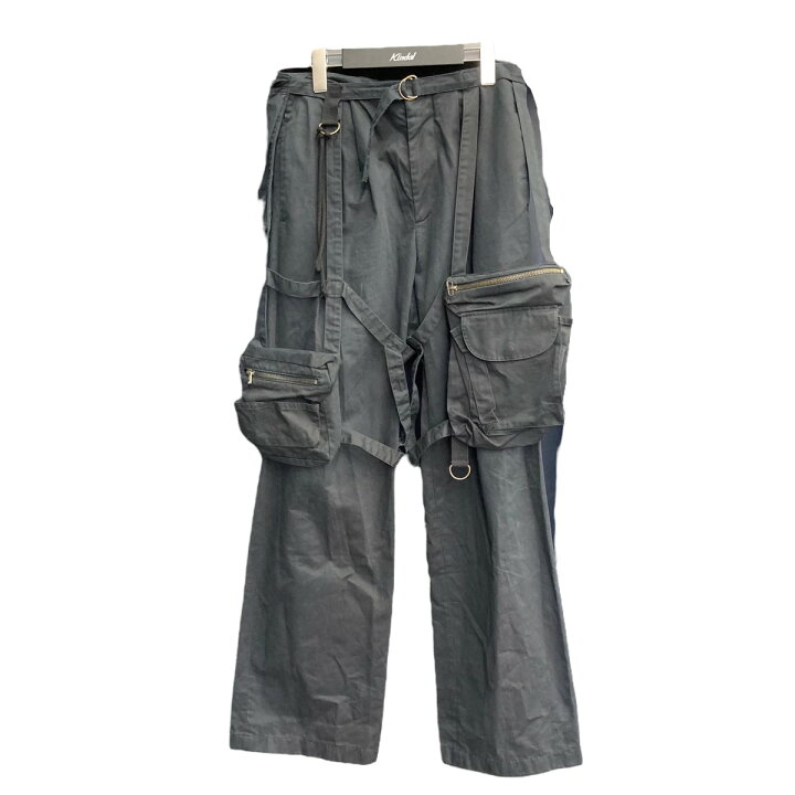 楽天市場】【中古】RAF SIMONSパラシュートパンツ ブラック サイズ：44 