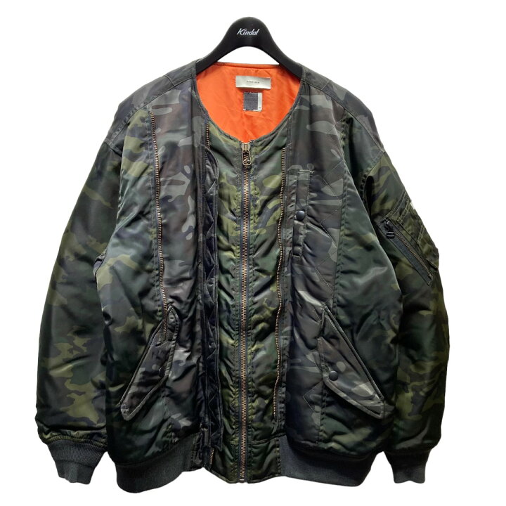 楽天市場】【中古】FACETASM ノーカラーMA-1ジャケット ZUK-6230-02 