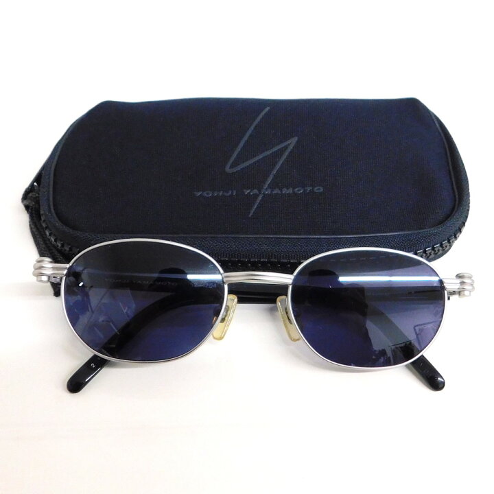 楽天市場】【中古】YOHJI YAMAMOTO サングラス 52-4204 シルバー 