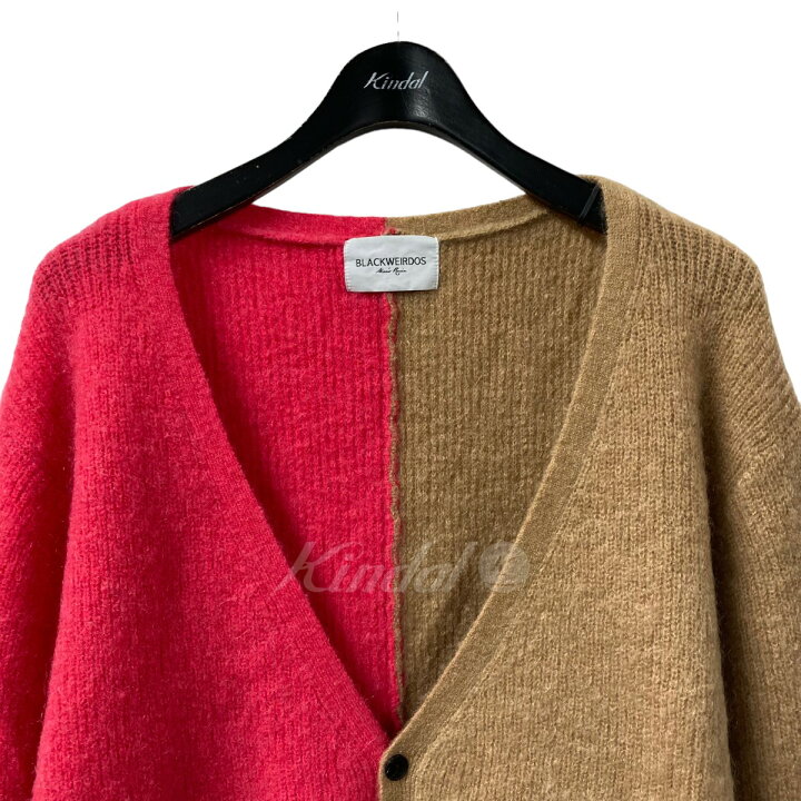 楽天市場】【中古】BLACK WEIRDOS2-Tone Knit Cardigan ピンク 