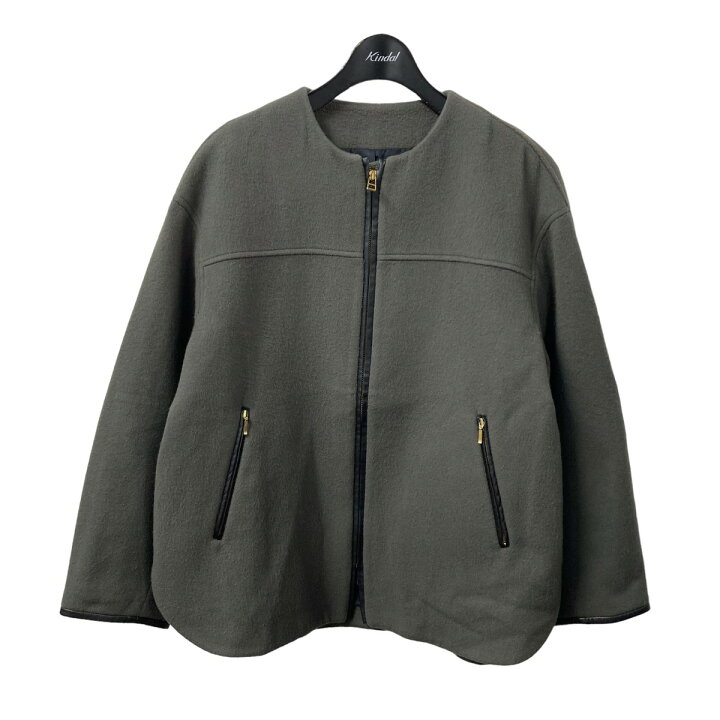 楽天市場】【中古】DRESSTERIORパイピングAラインブルゾン グレー  