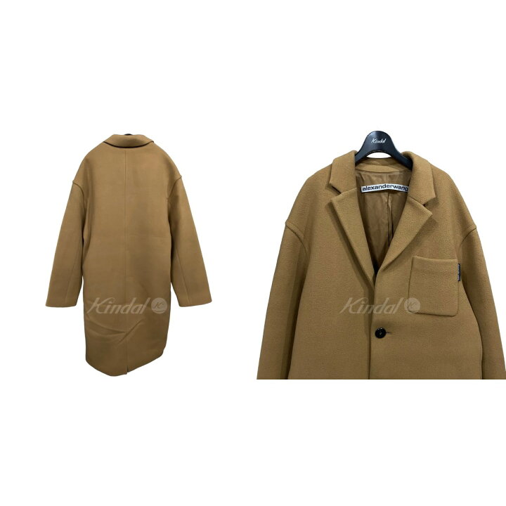 楽天市場】【中古】ALEXANDER WANG チェスターコート キャメル サイズ  