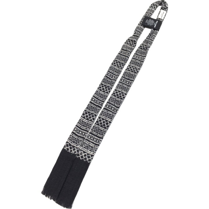 楽天市場】【中古】SAINT LAURENT PARISフリンジスカーフ ブラック  