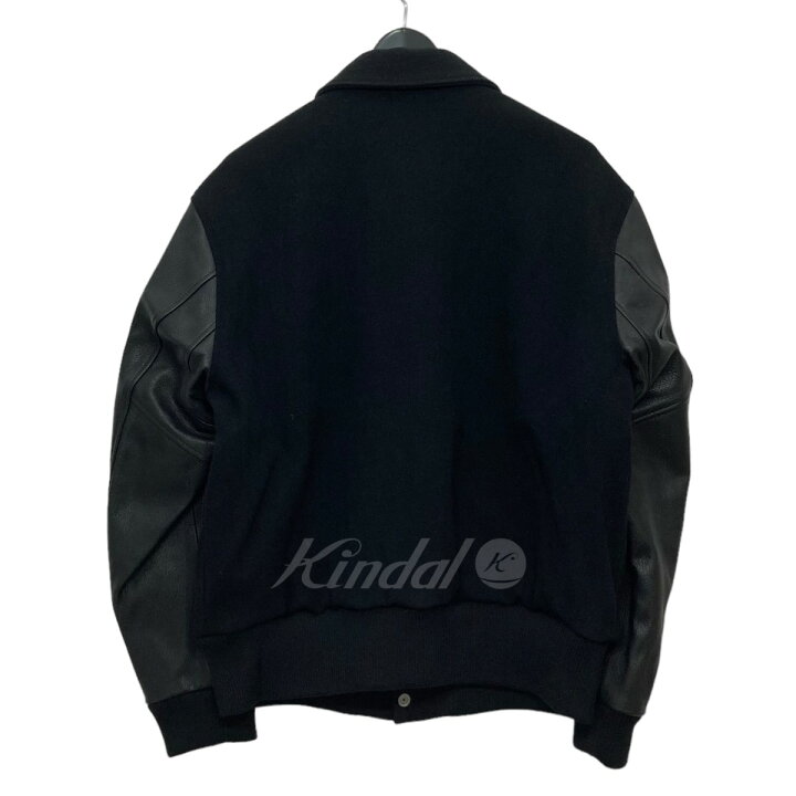 楽天市場】【中古】WASEWVERSITY JACKET スタジャン ブラック サイズ 
