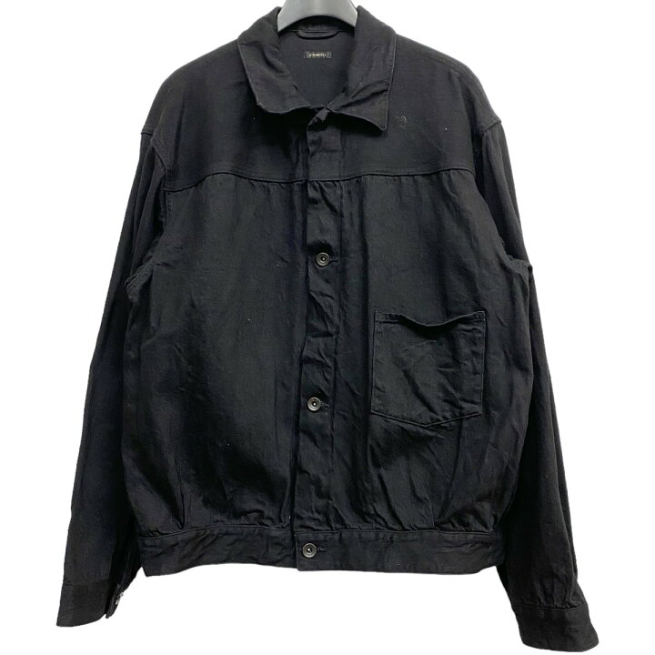 楽天市場】【中古】COMOLI 23AW ブラックデニムジャケット ウォッシュ  