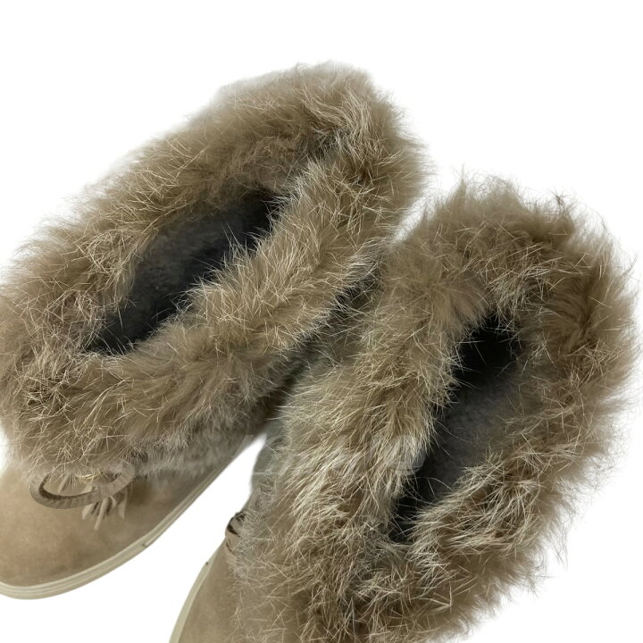 楽天市場】【中古】Tory Burch ラビットファーブーツ ANJELICA 