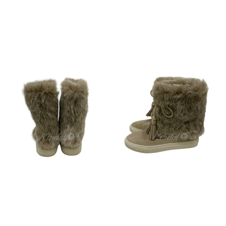 楽天市場】【中古】Tory Burch ラビットファーブーツ ANJELICA 