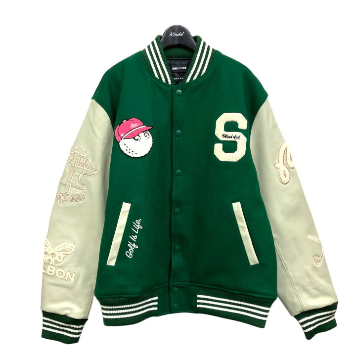 楽天市場】【中古】WIND AND SEA × Malbon Golf 「Varsity Jacket 