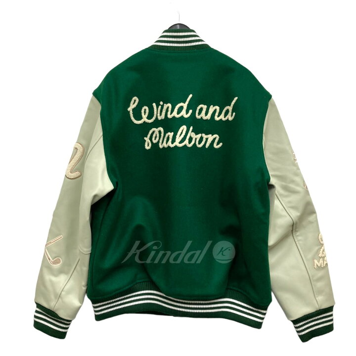 楽天市場】【中古】WIND AND SEA × Malbon Golf 「Varsity Jacket 