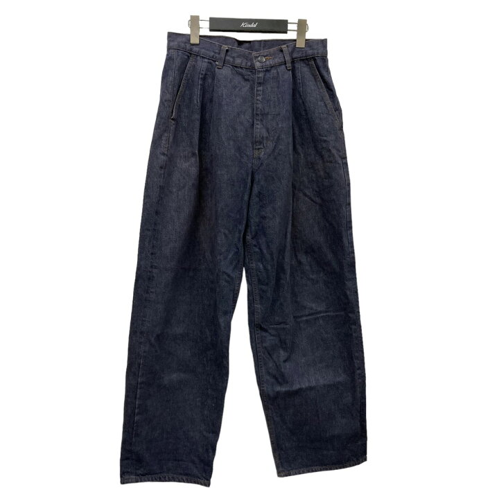 楽天市場】【中古】Graphpaper 22SS ｢ COLORFAST DENIM TWO TUCK PANT 