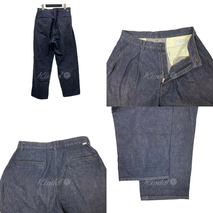 楽天市場】【中古】Graphpaper 22SS ｢ COLORFAST DENIM TWO TUCK PANT 