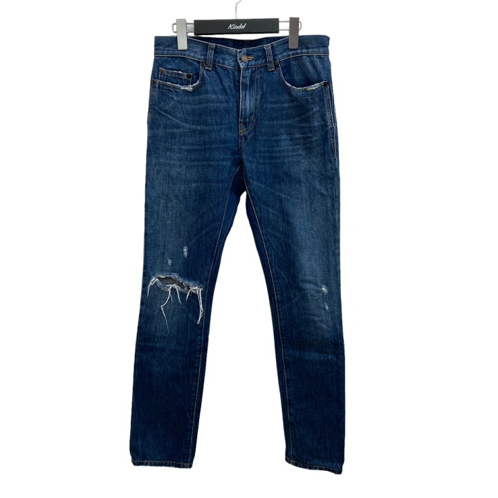楽天市場】【中古】SAINT LAURENT PARIS ダメージ加工スキニーパンツ  