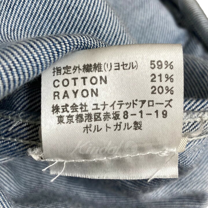 楽天市場】【中古】ACNE STUDIOS デニムノーカラーシャツワンピース 