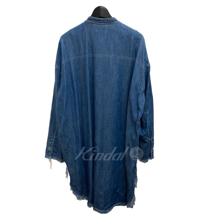 楽天市場】【中古】ACNE STUDIOS デニムノーカラーシャツワンピース 