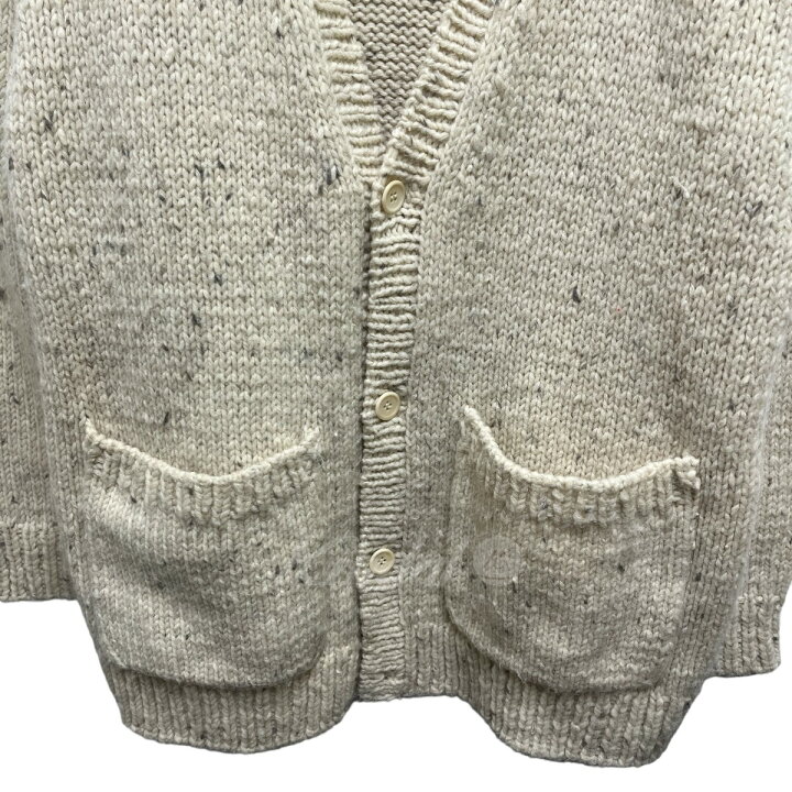 中古】UNUSEDハンドニットカーディガン アイボリー サイズ：4【価格 