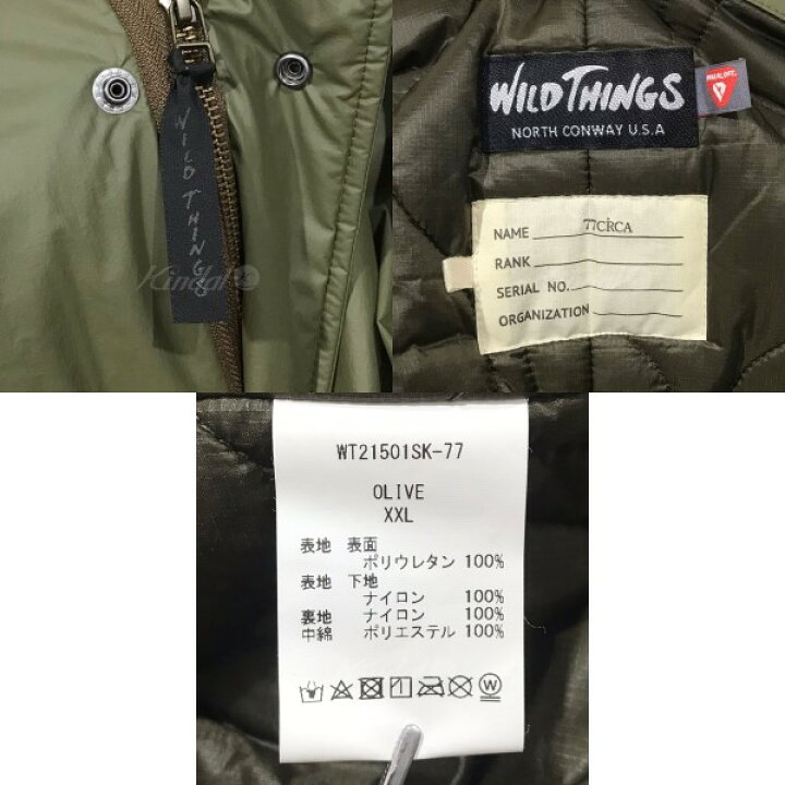 楽天市場】【中古】WILD THINGS × 77circa 中綿コート モンスター 