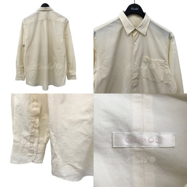 楽天市場】【中古】COMOLI コモリシャツ P01-02001 エクリュ サイズ：1 