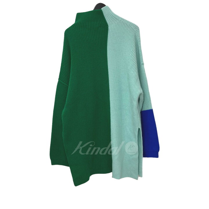楽天市場】【中古】ENFOLD 21AW リブカラーブロックPULLOVER ニット 