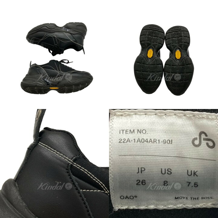 楽天市場】【中古】OAO SUNLIGHT ローカットスニーカー ブラック 