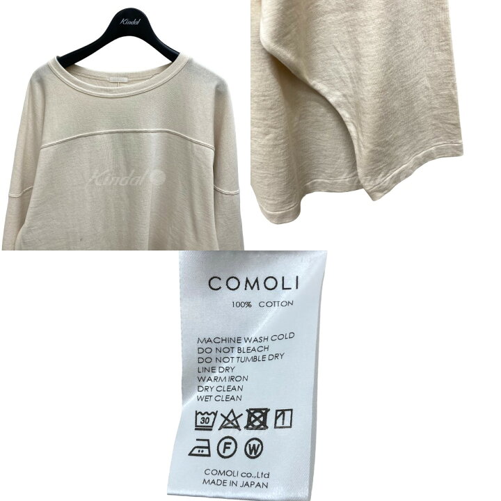 楽天市場】【中古】COMOLI 22SS フットボールTシャツ V01-05005 