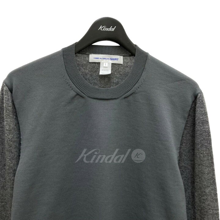 楽天市場】【中古】COMME des GARCONS SHIRT 切替ニット FJ-N016 