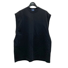 【中古】handvaerk NAVY　ヘビーウェイトノースリーブTシャツ ブラック サイズ：L 【131023】（ハンドバークネイビー）