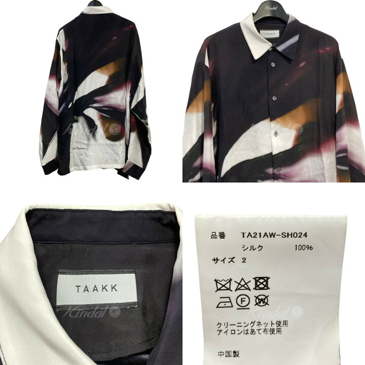 楽天市場】【中古】TAAKK｢FLORAL SILK LONG SLEEVE SHIRT｣ シルク 